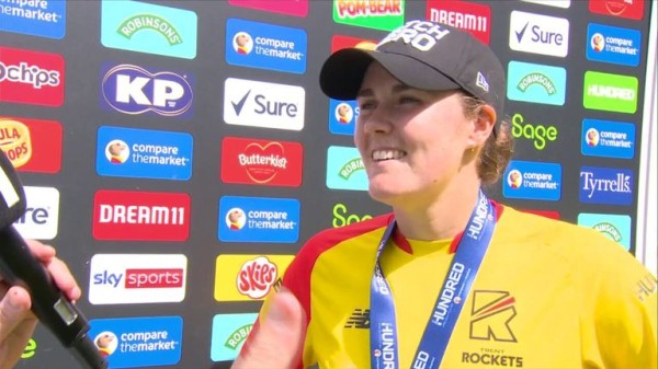 The Women's Hundred: Nat Sciver-Brunt fires Trent Rockets to victory with 81 off 41 balls against London Spirit